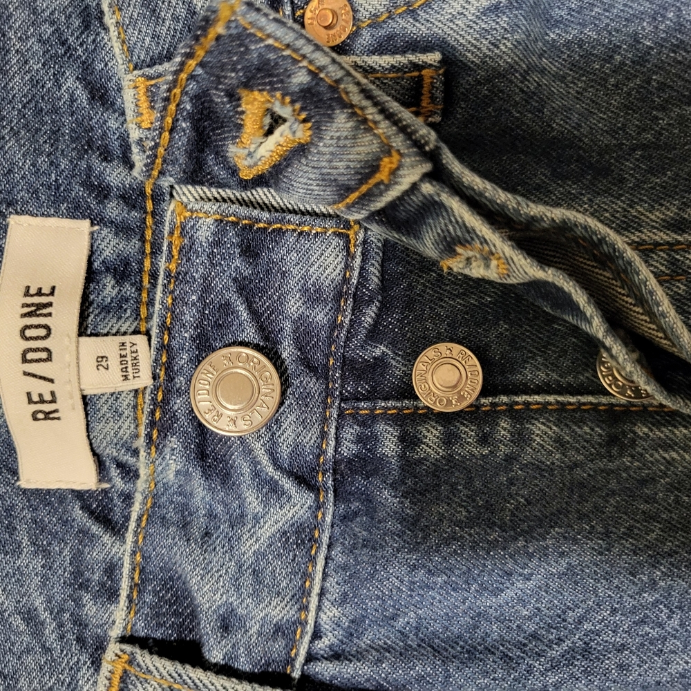 RE/DONE High Rise Stove Pipe Jean